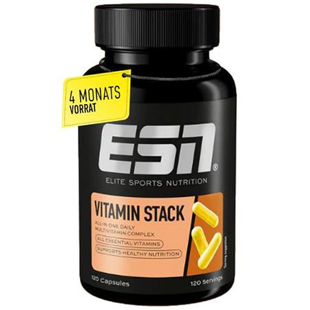 Produktbild: esn vitamin stack multivitamin kapseln 120 stück 14,92 euro günstig kaufen
