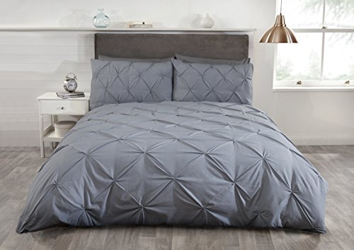 rapport home bettwäsche set balmoral, einzelbett, polyester, baumwolle, silber