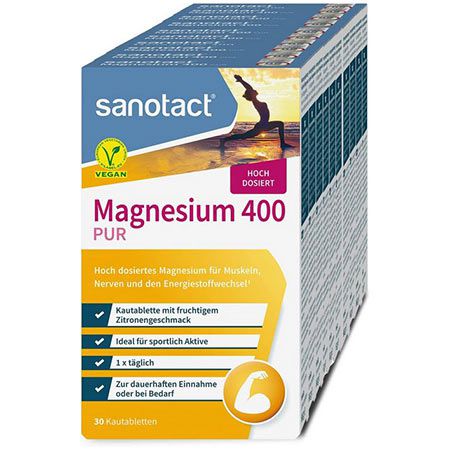 sanotact magnesium 400 kau/tabletten 10 x 30er pack ab 18,08 euro