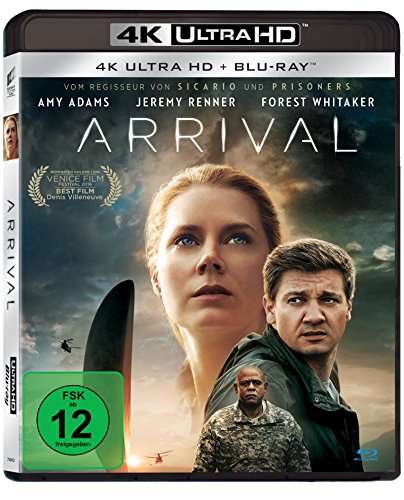 arrival (2017) - 4k bluray + bluray - amazon prime - imdb 7,9