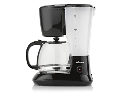 tristar kaffeemaschine 1,25l für 10-12 tassen camping cm-1245 schwarz