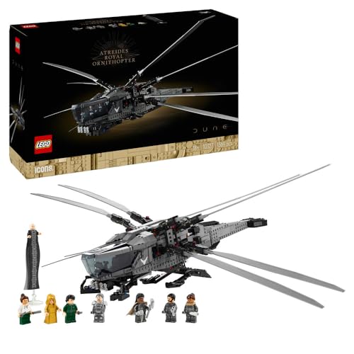 lego icons ornithopter 10327 dune atreides set bauen und sammeln