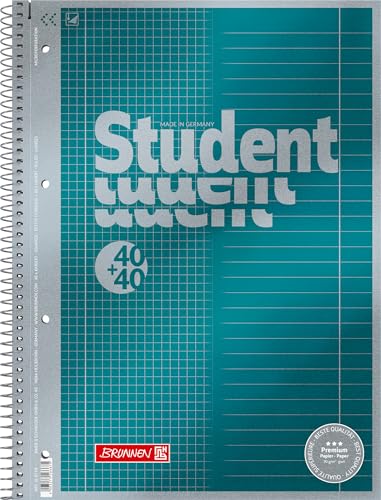 Produktbild: brunnen collegeblock a4 kariert und liniert 3er-pack duo