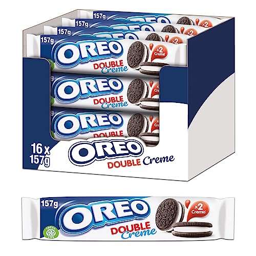 oreo double doppelpack 16 x 157g, knusprige kakaokekse mit doppelter crmefüllung