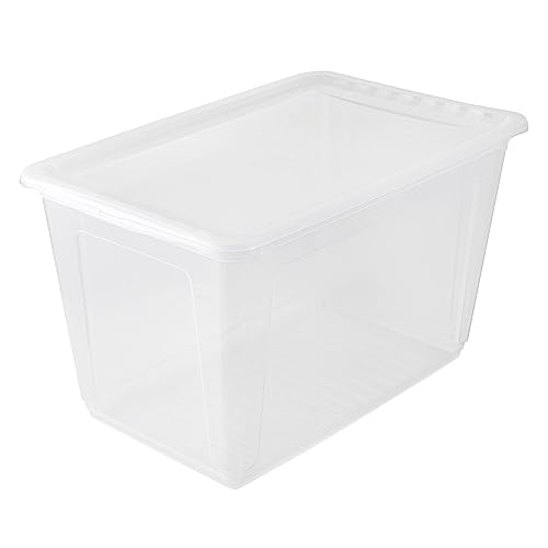 keeeper storage box 52 l mit luftkontrollsystem transparent 59 x 39 x 35 cm