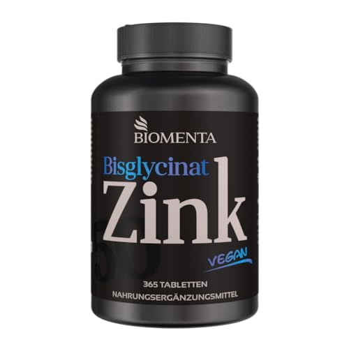 zink 50 365 tabletten hochdosiert 50 mg zinkbisglycinat vegan von biomenta