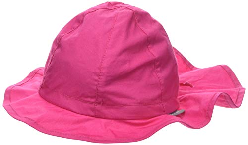 sterntaler sonnenschutz hut für mädchen mit breiter krempe, uv-schutz 50+, magenta, größe 47