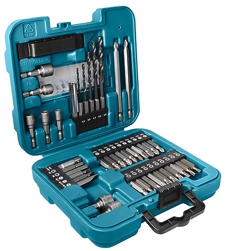 makita bohrer-bits set 42-teilig, zubehör für akku- und kabelbohrer