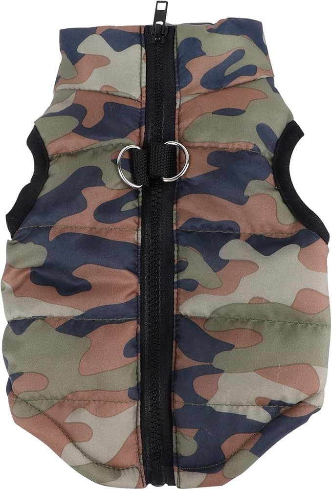 Hundejacke Wintermantel Baumwolle Größe S Camouflage für Hunde