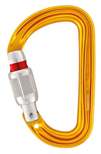 Petzl sm'd screw lock karabiner für klettern und bergsteigen, leicht und sicher