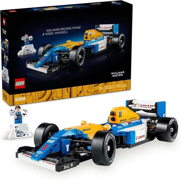 lego icons william racing fw14b mit nigel mansell f1 modellauto set 52,99