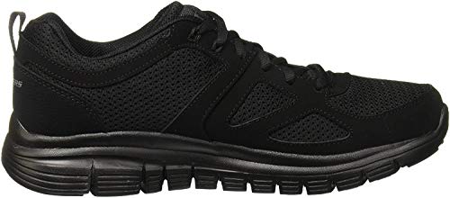 skechers burns agoura herren turnschuhe schwarz 45 eu