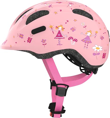abus smiley 2.0 kinderhelm, robuster fahrradhelm für mädchen und jungs