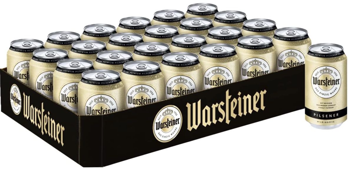 warsteiner pilsener 24x 0,33l dose ab 12,91 statt 17
