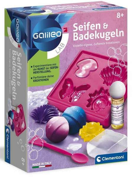 clementoni galileo lab seifen und badekugeln selbst herstellen für kinder ab 8 Jahren