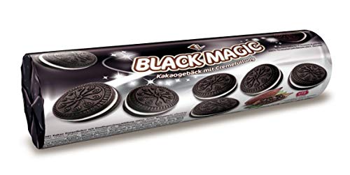 black magic kakaogebäck schoko doppelkekse mit cremefüllung, 176 g