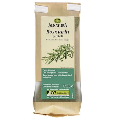 Alnatura bio rosmarin 7er pack 7 x 35 g trockenkräuter würzmittel