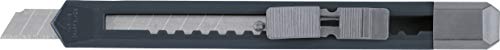 KWB Cuttermesser 9 mm mit Abbrechklinge, Feststellfunktion, Klingenabbrecher, Mehrzweckmesser