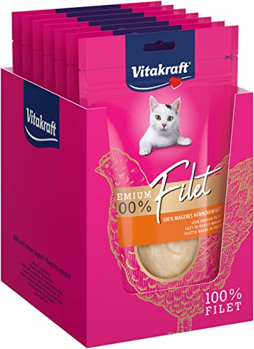 vitakraft katzensnack hühnchenfilet hypoallergen getreidefrei 7x 70g