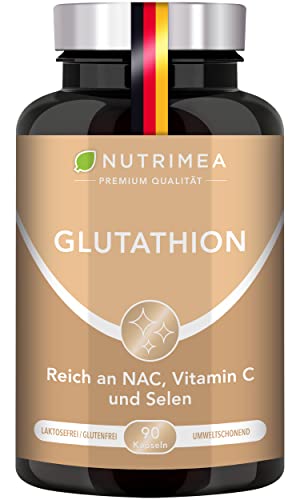 l-glutathion reduziert 98 %, mit nac, vitamin c, tripeptide, 90 kapseln