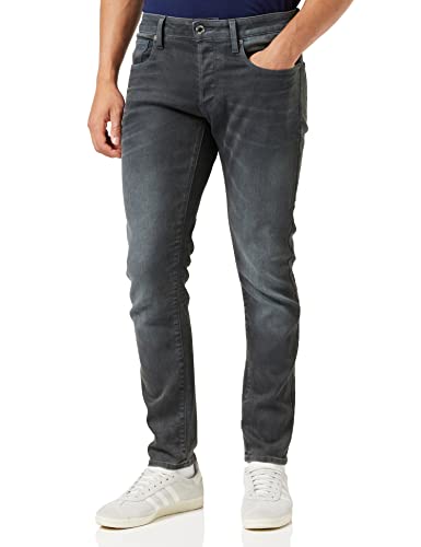 g-star raw slim jeans herren 3301 in blau