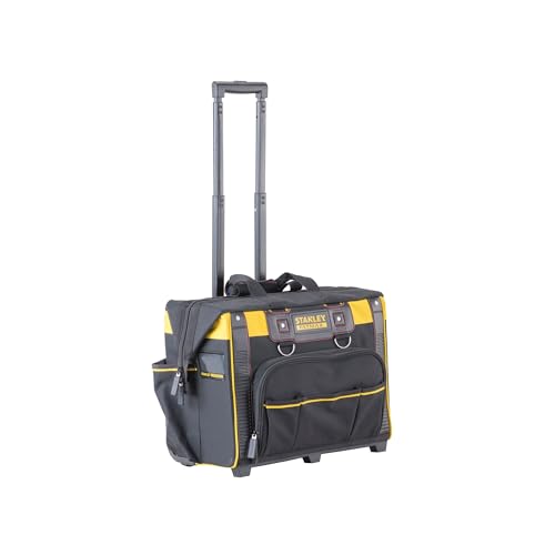 stanley fatmax werkzeugkoffer mit rollen, teleskopgriff, 50x36x41 cm