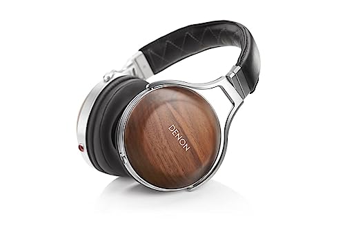 denon ah-d7200 kopfhörer mit holzgehäuse und hochwertigem klang