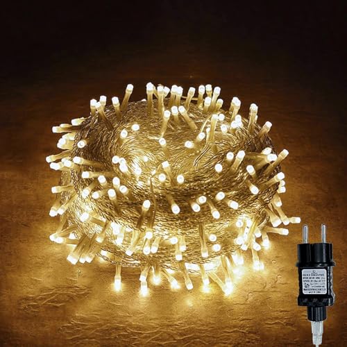 gresonic led fairy lights 200 leuchten warmweiß für indoor und outdoor partys