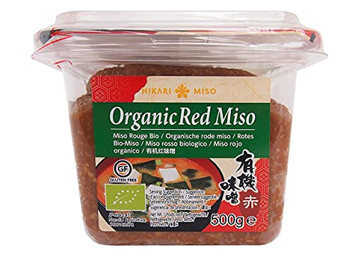 hikari miso bio rote miso-paste 500 g natürliche paste aus soja