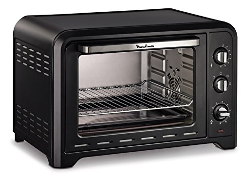 moulinex optimo konvektionsofen 39 l, 6 kochmodi, thermostat bis 240, timer 120 min, kompaktes design