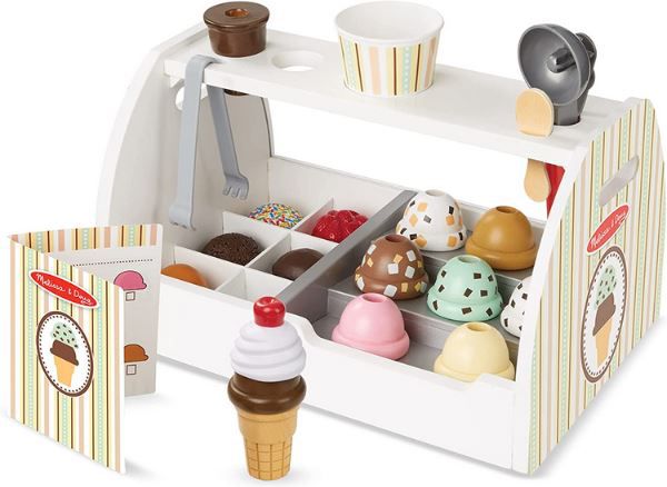 melissa & doug holz eisdiele mit zubehör für 35,99 euro statt 47 euro