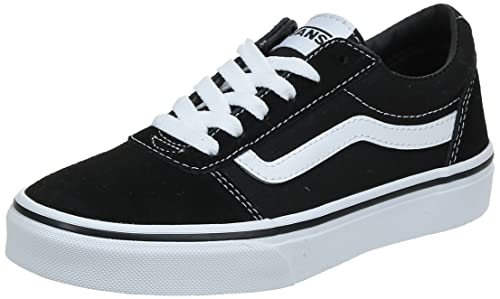 herren sneakers vans ward schwarz weiß wildleder canvas leichten schuhe eu 43,5