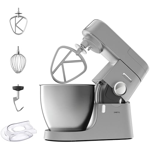 Kenwood Chef XL KVL4100S Küchenmaschine mit Patisserie-Set, silber