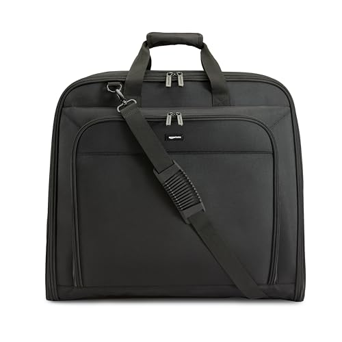anzugtasche amazon basics, geräumig und robust für anzüge und kleidung