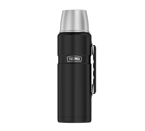 thermoskanne stainless king 1l aus Edelstahl mit Isolierfunktion für Heiß- und Kaltgetränke