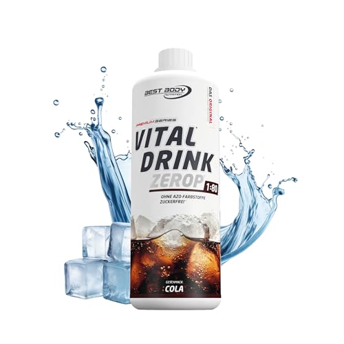 best body nutrition vital drink zerop cola zuckerfrei sirup 1000 ml ergibt 80 liter