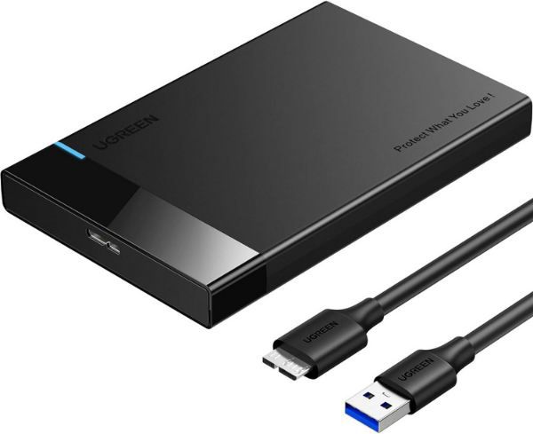 ugreen 2,5 zoll usb 3.0 festplattengehäuse für ssd und hdd 7,59 euro statt 11 euro