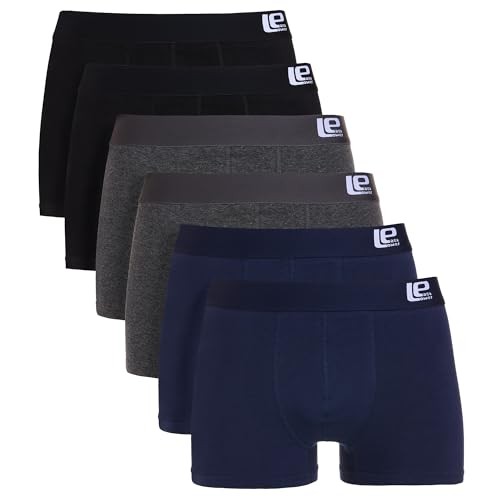 Lower East Herren Boxershorts 10 Pack I 95% Baumwolle, 5% Elasthan