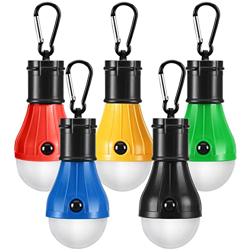 led campinglampe pemotech 5er pack tragbare zeltlampe 4 beleuchtungsmodi batteriebetrieben