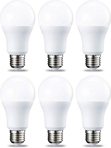E27 LED-Leuchtmittel 10.5W warmweiß 75W Ersatz 6er-Pack AmazonBasics
