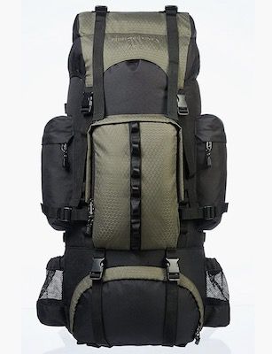amazon basics wanderrucksack mit innengestell und regenschutz, 27,99