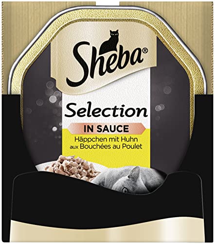 sheba nassfutter für katzen hähnchen in sauce häppchen 2 x 11 x 85g