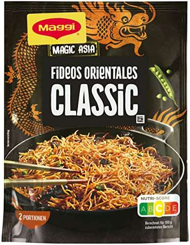 maggi magic asia gebratene nudeln, asiatisch gewürzt, 12er pack (12 x 121g)