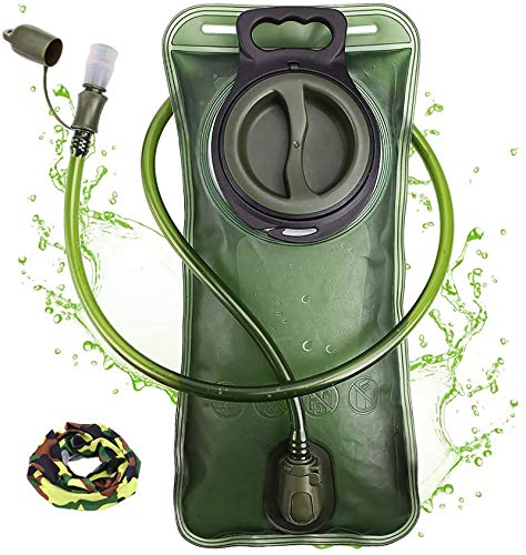 hydration bladder 2 liter leak proof wasserreservoir bag grün für wandern radfahren