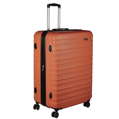 Produktbild: hartschalen-koffer 79 cm orange von amazon basics, 55 euro statt 85 euro