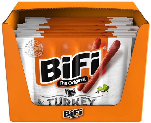 20 x 5er Pack BiFi Truthahn Salami Fleischsnack nur 44 Euro statt 60 Euro