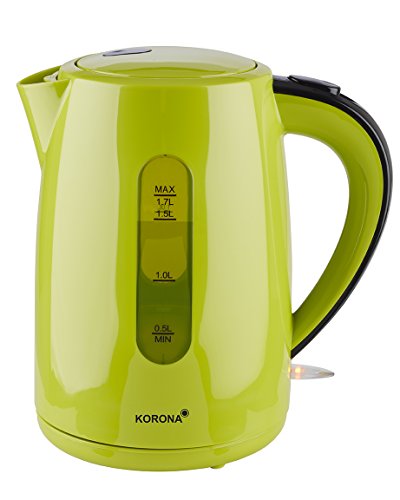 wasserkocher korona 20133 1,7 liter retro stil 2200 watt 360 basisstation grün