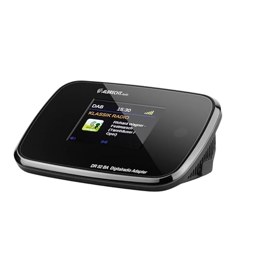 digitalradio tuner albrecht dr 52 ba für hifi anlagen, dab+ empfang, musik-streaming