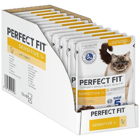 cat food Perfect Fit sensitive 1+ mit huhn 12er pack ab 8,54 statt 13