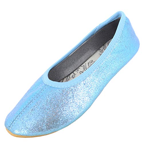 Produktbild: Beck Mädchen Gymnastikschuhe Glitzer Blau 33 EU